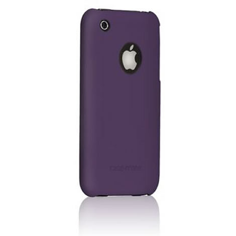 Case-Mate - iPhone 3G Barely There - Purple (Rubber)