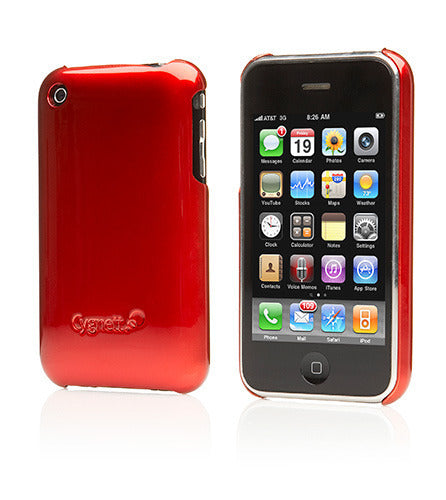 Cygnett - Form Slim-fit glossy case for iPhone 3GS & 3G - Red
